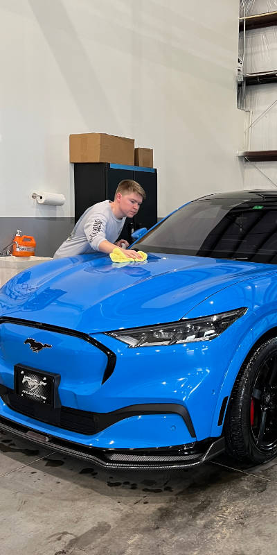 Exterior detailings wax and shine